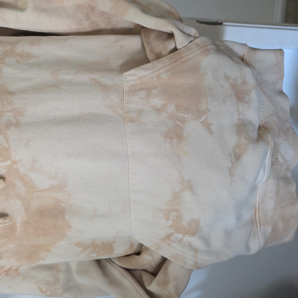 Unisex Cream Hoodie Sweater SIZE S/M - Picture 6 of 10